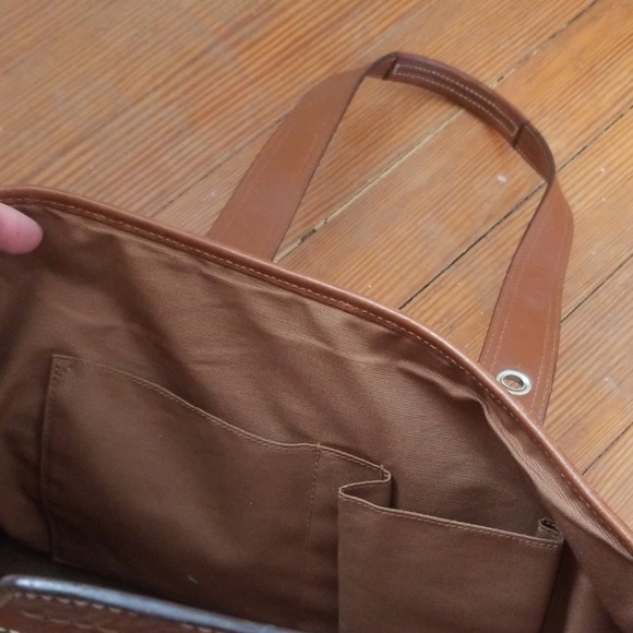 Vintage pebbled leather coach bag - Picture 7 of 8